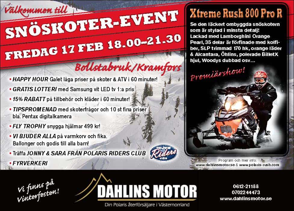 Annons Dahlins_Motor_Event